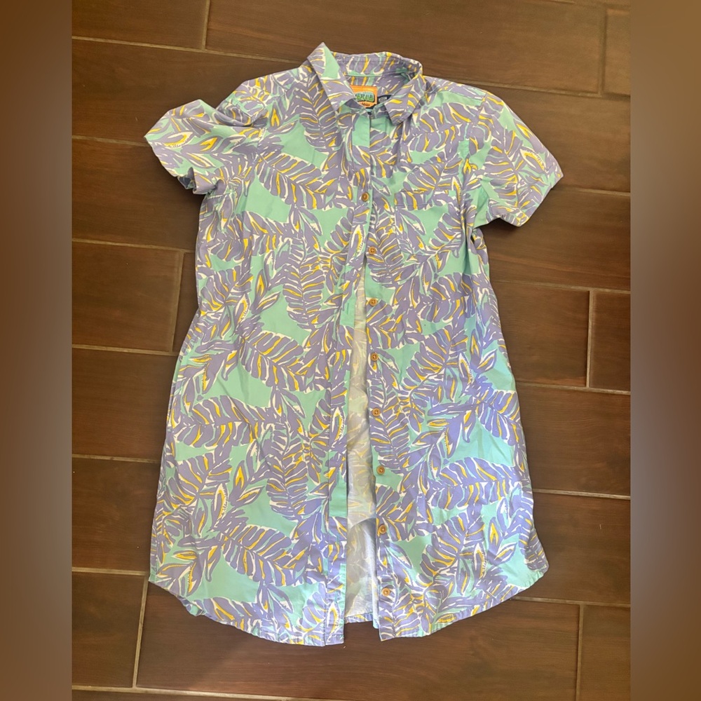 Chubbies Tropicamo Shirtdress Sz M